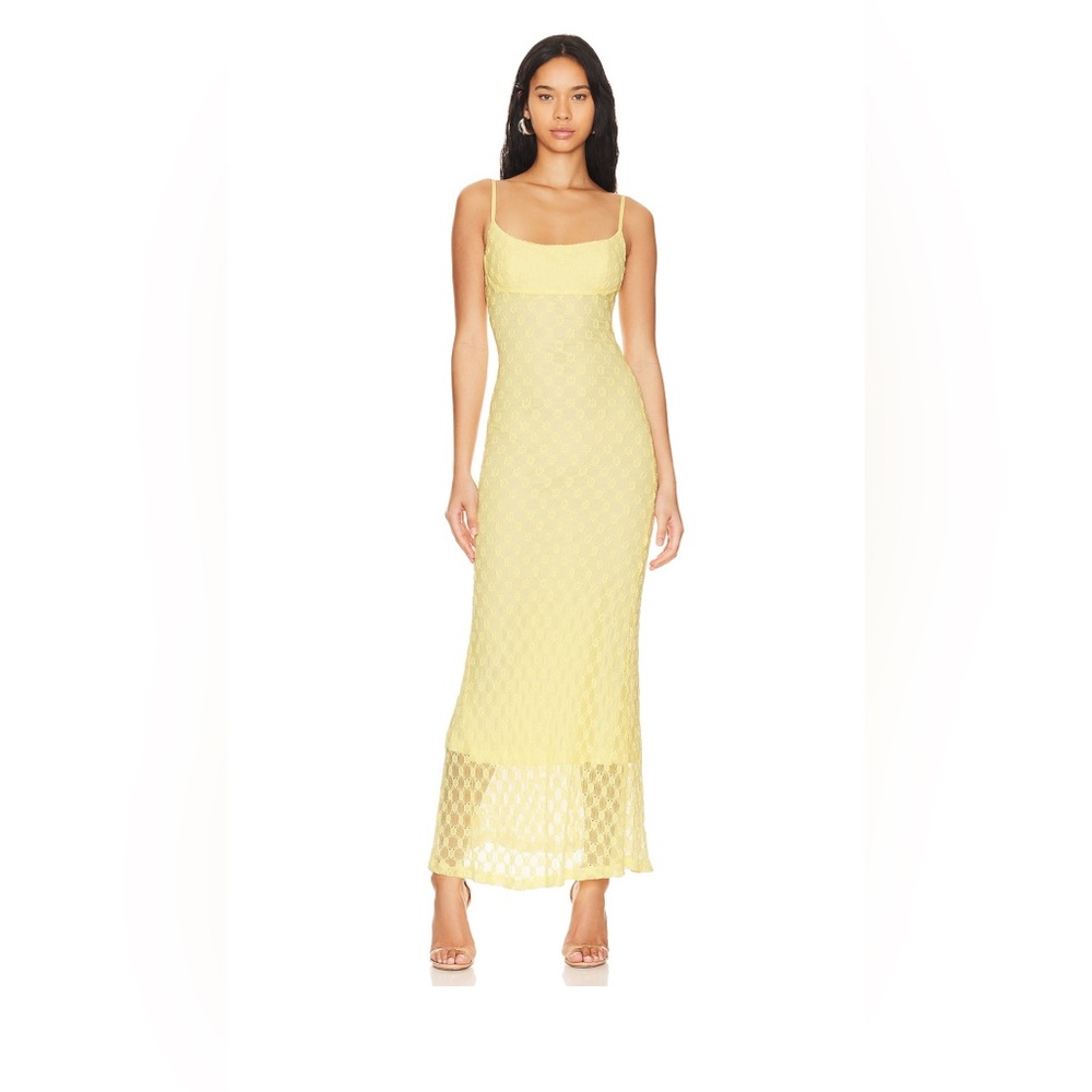 Bardot Yellow Maxi Dress